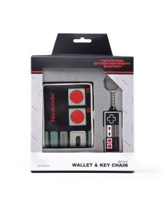 Nintendo Classic Controller Wallet And Keychain Gift Set