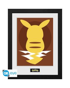 POKEMON - Framed print "Pikachu Silhouette 25" (30x40)